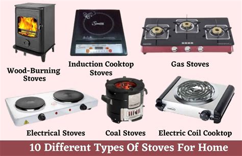 gas stove different types